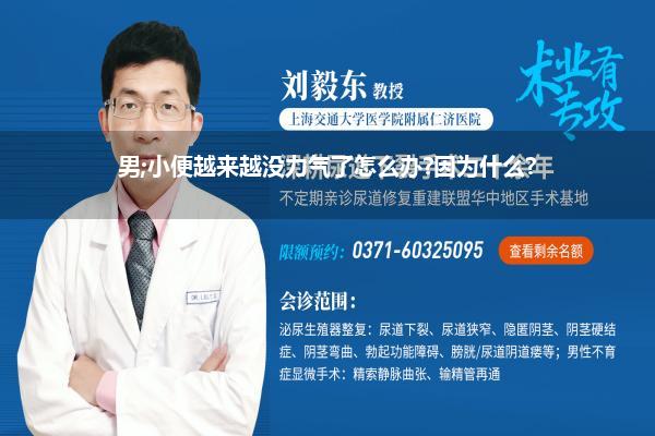 男;小便越来越没力气了怎么办?因为什么?